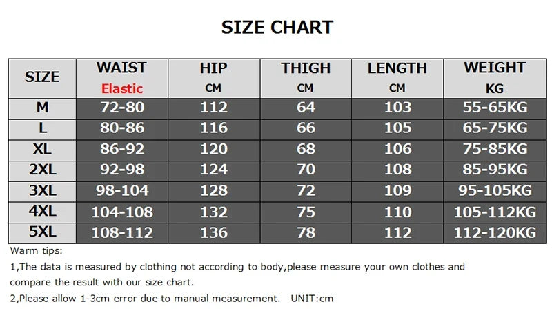 High Quality Men's Tactical Pants Elastic Waist Cargo Large Size Cotton Pants Multi-Pocket Trousers Sports Training Work Pants