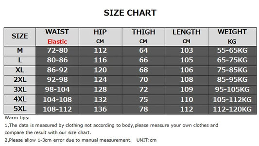 High Quality Men's Tactical Pants Elastic Waist Cargo Large Size Cotton Pants Multi-Pocket Trousers Sports Training Work Pants