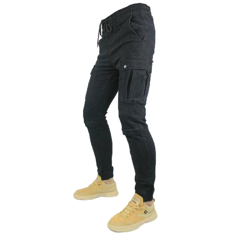 Men & Women Riders Equipment Tooling Casual Hidden Knee Pads Hip Gears STYLE Jeans Hockey Pants Off-road Motorcycle Riding Pants