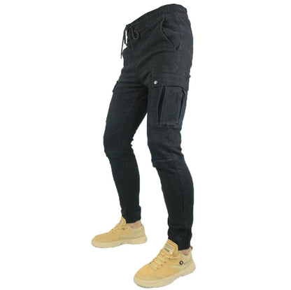 Men & Women Riders Equipment Tooling Casual Hidden Knee Pads Hip Gears STYLE Jeans Hockey Pants Off-road Motorcycle Riding Pants