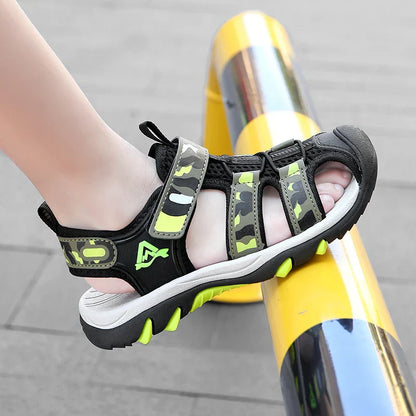 Children's Anti-Slip Summer Sandals for Boys Outdoor Anti-Collision Casual Walking Shoe Soft Bottom Breathable Kids Beach Sandal