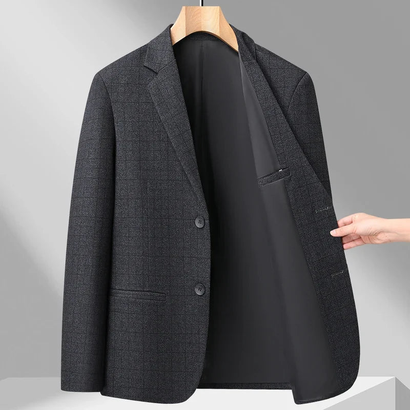 10 Colors Men's Casual Blazer 2026 Spring New Comfortable Single Breasted Suit Jacket for Men