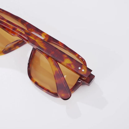 High Quality Double Beam Large Frames Sunglasses Man Sports Travel Driving UV Protection SUN GLASSES Support Prescription Lenses