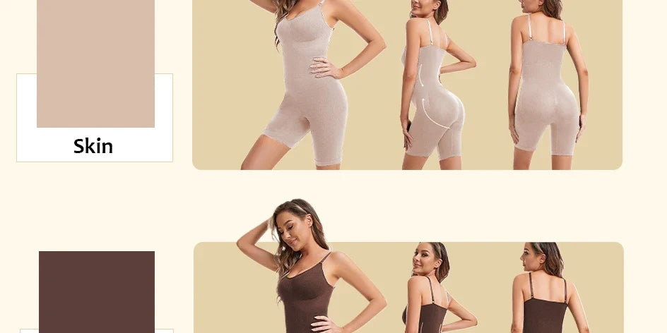 Seamless Bodysuit Compression Open Crotch Shapewear Women Push Up Corset Slimming Butt Lifter Full Body Shaper Slimmer