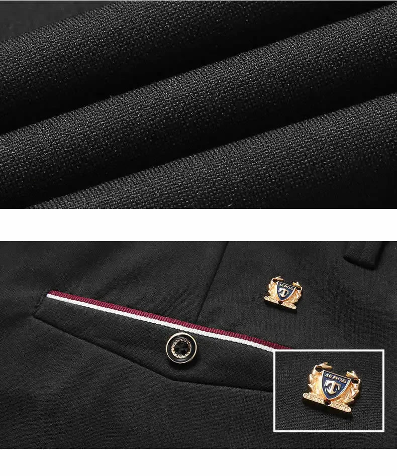 Black Suit Pants for Men Spring and Autumn Stretchy and Non-Ironing Office Trousers Slim Fit Formal Pants for Men Dress Pants