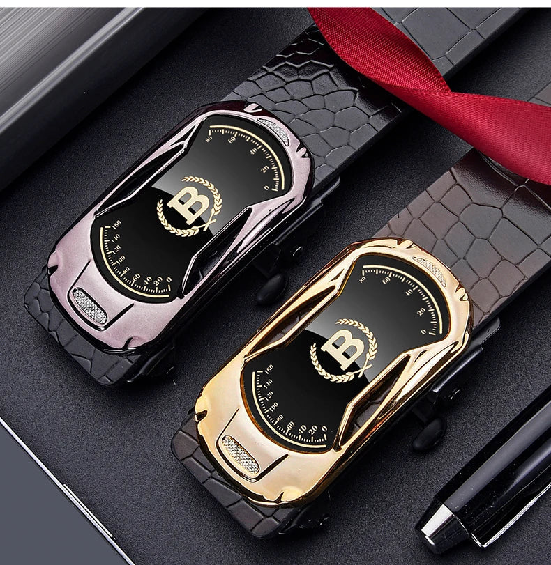 New Product Belt MEN'S High Quality Toothless Automatic Buckle Casual Men Belt MEN'S Business Fashion Belt