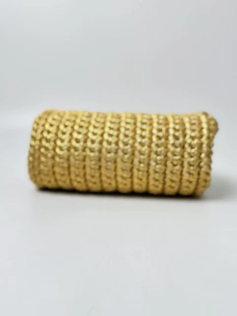 Golden Handwoven Clutch Bag, Party Evening Bag, Women Holiday Shoulder Bag, Perfect for Summer Beach Travel Vacation, Outdoor Ac