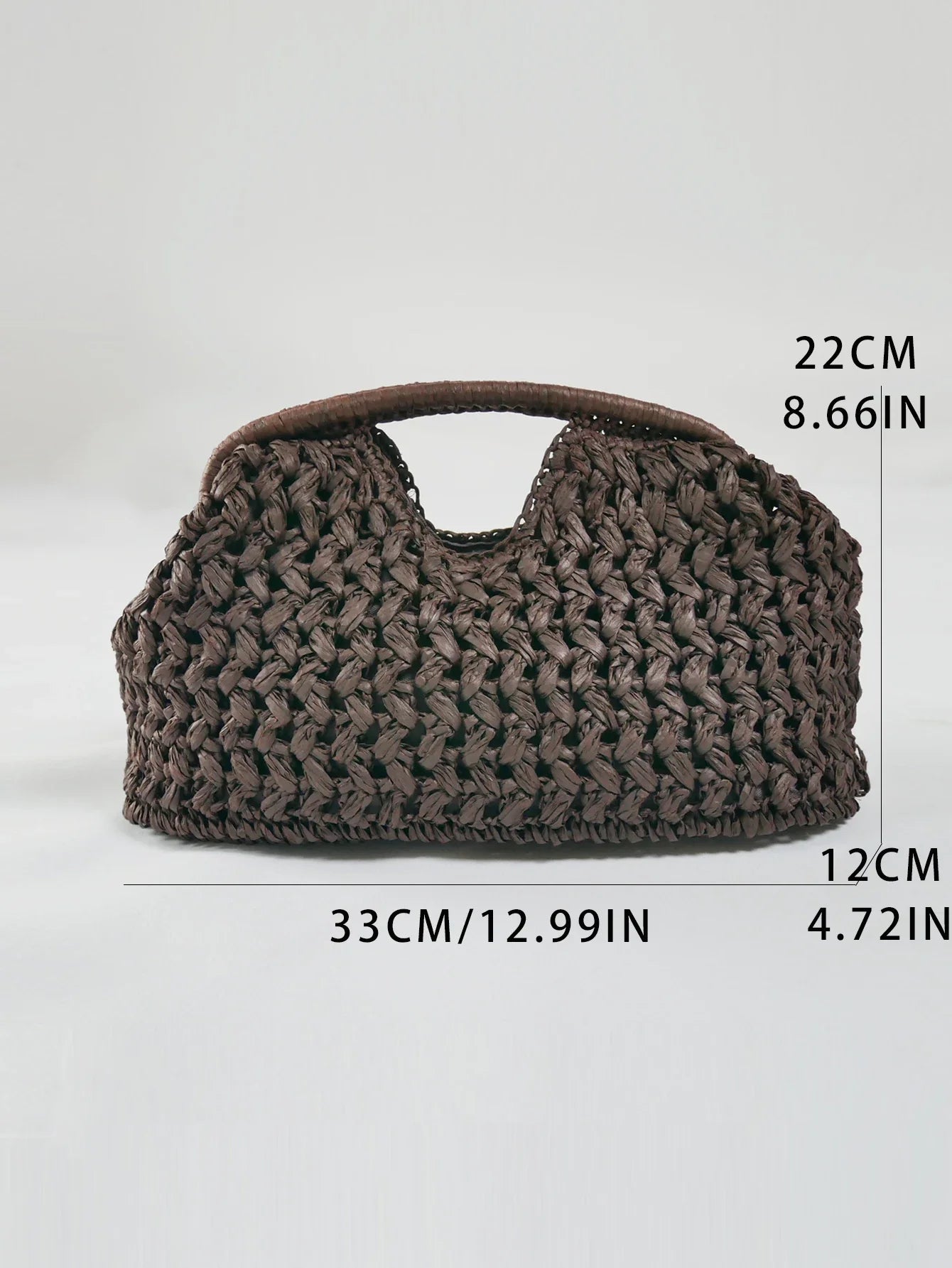 Fashion Straw Clip Shell Clutch Bag for Women Designer Paper Woven Handbags Casual vintage Handmade Summer Beach Bag 2025
