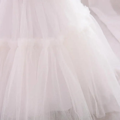Baby Yellow Dress For Girls Kids Wedding Bridesmaid Dresses Toddler Tulle Birthday Princess Party Dress Infant Outfits Vestidos