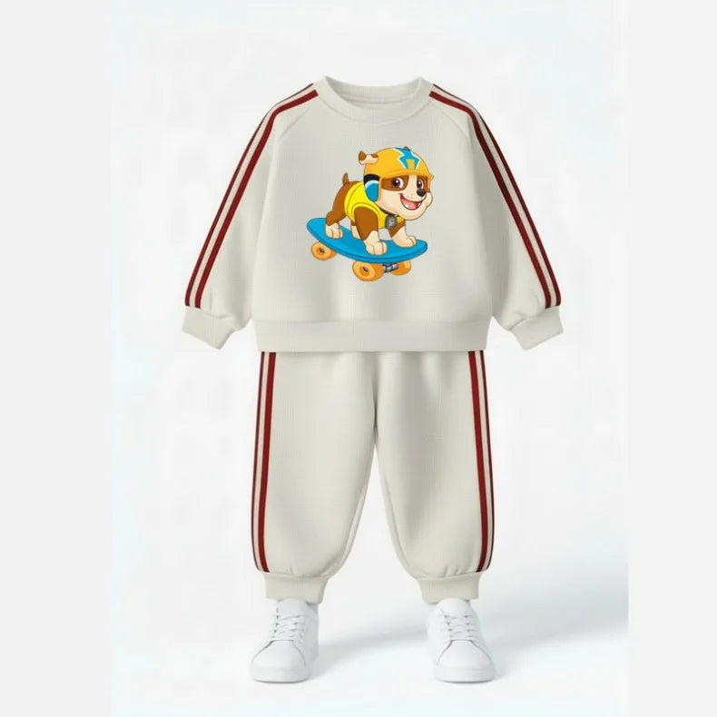 2026 Spring New Style Children's Long Sleeve Clothing Sets Boys Casual Tracksuit Kids O Neck Hoodies and Long Pant Two Piece