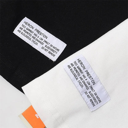 Black White Classic Letters Embroidery T-Shirt Men Women Simple Oversized Best Quality T Shirt Tops Casual Fashion Tees
