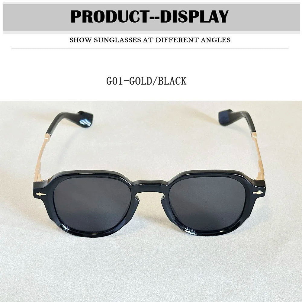 2025 Fashion Sunglass Men Vintage Oval Sunglasses Women Trendy Dropshipping Gafas De Sol Hombre Lunette Soleil Femme Zonnebril