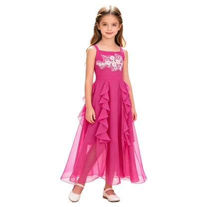 Girls Dresses Children Formal Wedding Party Pageant Gown for Special Occasions Graduation Ceremony Dress Flower Girl Clothes