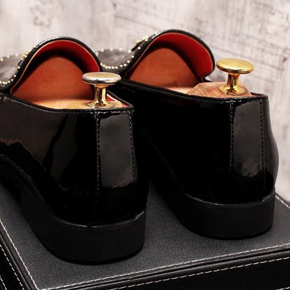 New Arrival Men's Shoes Luxury Designer Leather Casual Driving Oxfords Flats Shoes Mens Loafers Moccasins Italian Shoe For Men