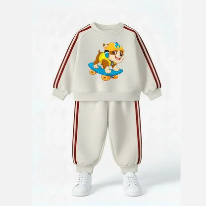 2026 Spring New Style Children's Long Sleeve Clothing Sets Boys Casual Tracksuit Kids O Neck Hoodies and Long Pant Two Piece