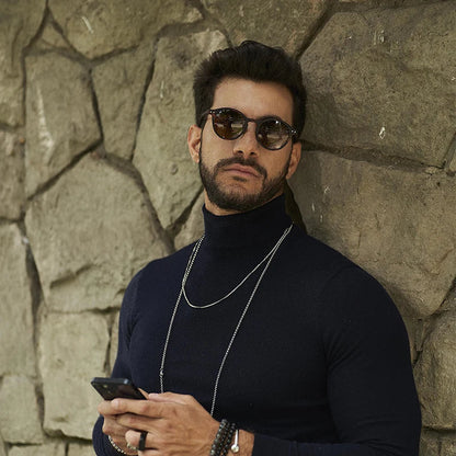 Small Round Sunglasses for Men Women Vintage Retro Polarized Circle Sun Glasses UV400 Protection