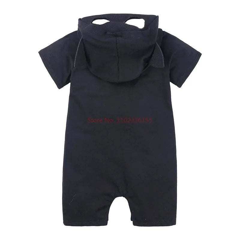 Spider Man Batman Captain Baby Rompers Newborn Baby Kawaii Cute Anime Cartoon Cosplay Costume Jumpsuit Cotton Clothes Kid Gift