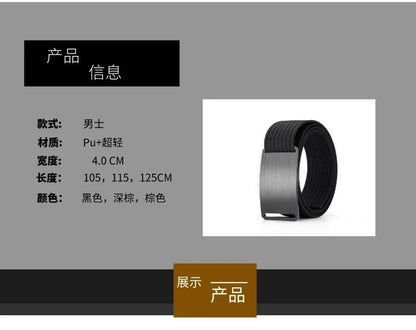 Aluminum Buckle Nylon Belt New Outdoor Belt men's Casual Canvas Woven Belt Leather Belt Men Cinto Preto Y005