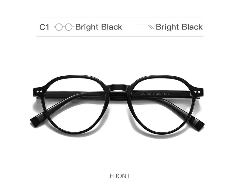 Retro TR Anti Blue Light Blocking Reading Glasses Women Computer Optics Eyeglasses Prescription Glasses Men PFD2094