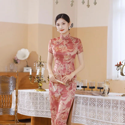 Fashion Clothes Party Vintage Casual Summer Elegant Traditional Chinese Clothing Cheongsams Chinese Dress Qipao Ethnic Style