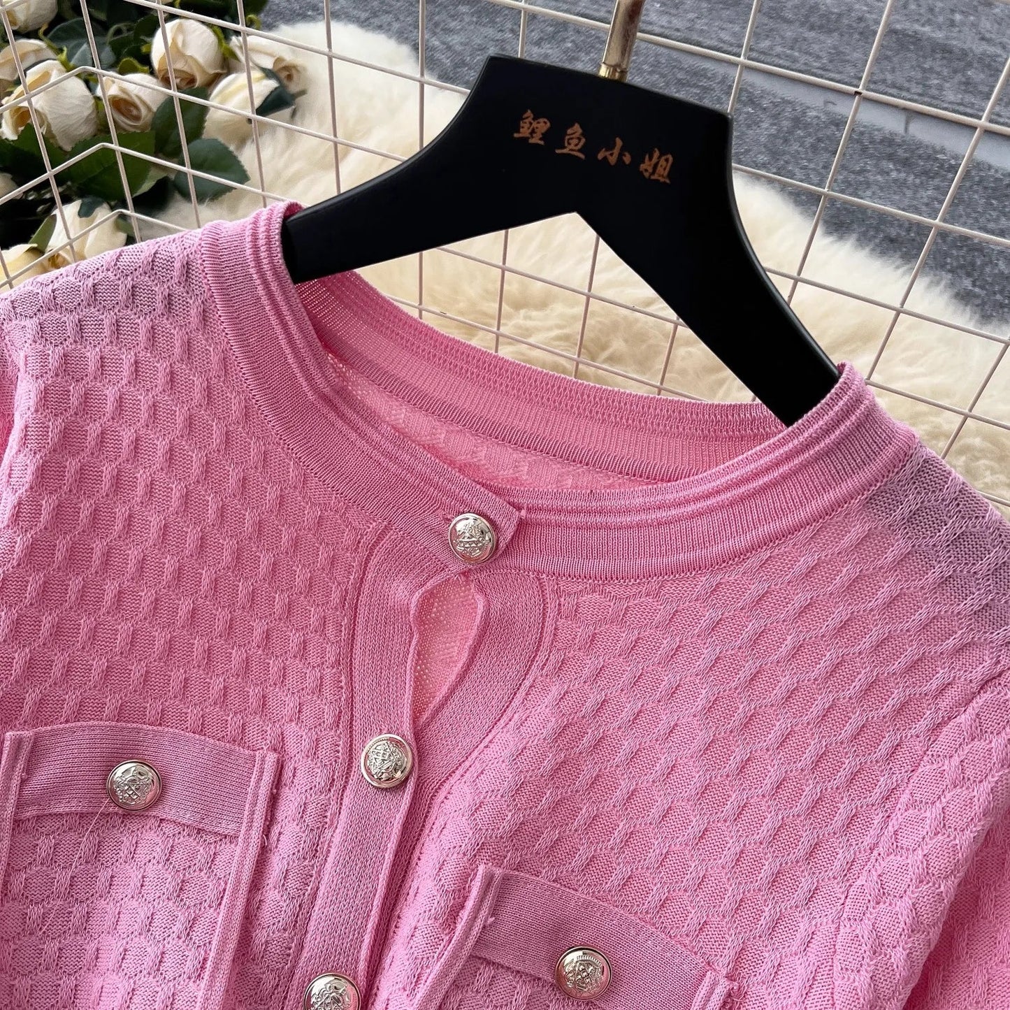 Brand Fashion Aesthetic Patchwork Knitted Maxi Dress Autumn Winter Women Luxury Shirt Sweater Dress Office Lady Vestido