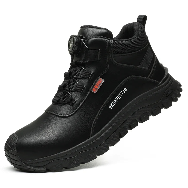 mens safety shoes waterproof work boots anti-slip plastic toe work shoes anti-puncture Safety sneakers man insulation shoes