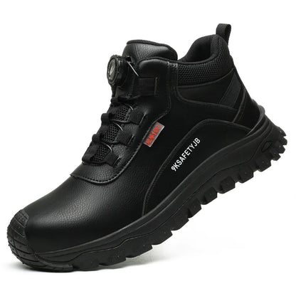 mens safety shoes waterproof work boots anti-slip plastic toe work shoes anti-puncture Safety sneakers man insulation shoes