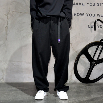 Japanese Vintage Casual Baggy Pants Mens Clothing High Quality Trend Straight Pants Fashion Loose Trousers Streetwear Pants Male