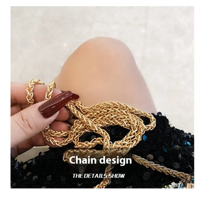 Rhinestone Evening Clutch Bag 2025 Diamond Women Banquet Party Wedding Fashion Messenger Purse Chain Small Shoulder Bag