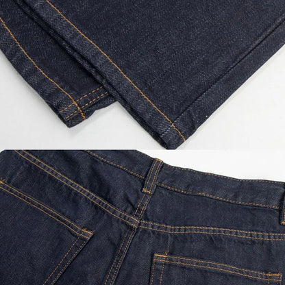 Korean Version New Denim Jeans Retro Men'S Casual Pants High Street Wide Leg Pants Loose Straight Leg Pants