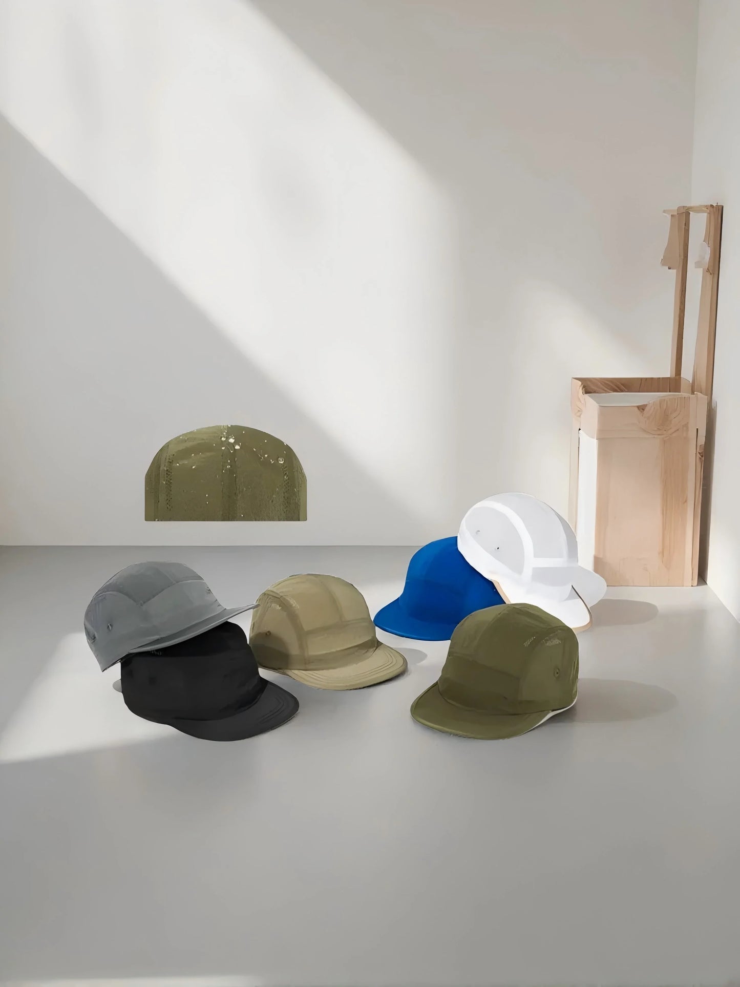 Waterproof Nylon Mesh Flat Top Baseball Cap for Men Women Suitable for Outdoor Sports Running Cycling Golf and Casual Wear