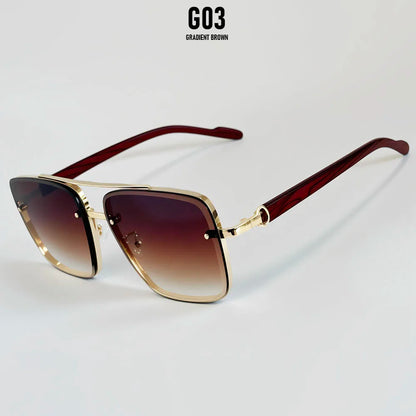 UV400 Protection Square Sunglasses Women 2026 Luxury Brand Design Sunglass Men Vintage Fashion Glasses Dropshipping Gafas De Sol