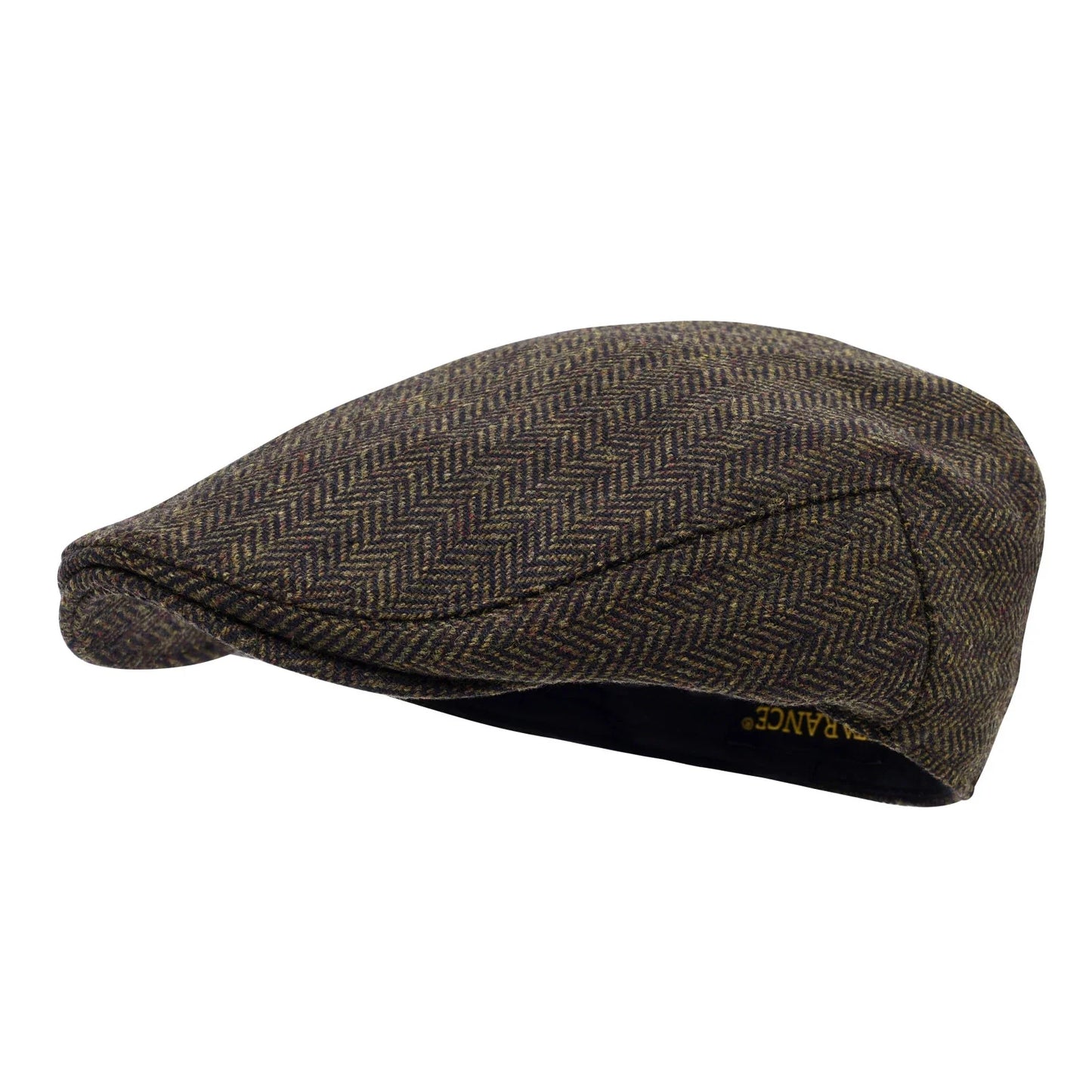 Men's Herringbone Flat Ivy Newsboy Hat Wool Blend Gatsby Cabbie Cap