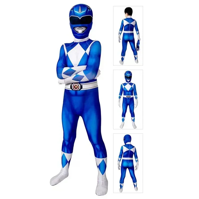 Adult Morpher Superhero Samurai Sentai Shinkenger Rangers Cosplay Fantasia Halloween Costume Mask for Men Boy