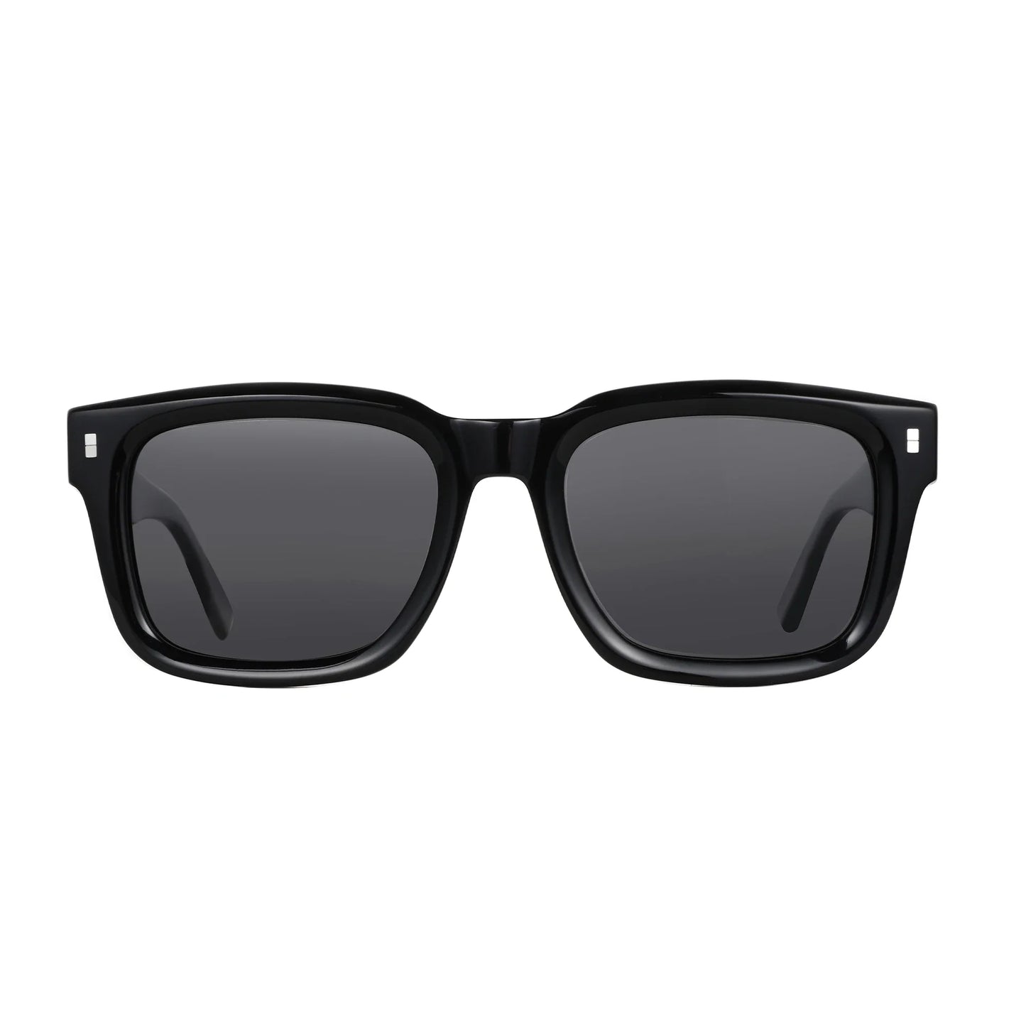 2026 Classic Design Polarized Sunglasses Unisex Handmade Acetate Thick Frame Sun Glasses Male Trend Square Shades