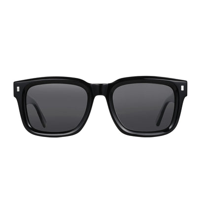 2026 Classic Design Polarized Sunglasses Unisex Handmade Acetate Thick Frame Sun Glasses Male Trend Square Shades