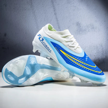 New Professional Men Soccer Shoes Ankle Boys Sneakers Non-Slip Football Boots Match Comfortable Sports Shoes TF/FG Unisex