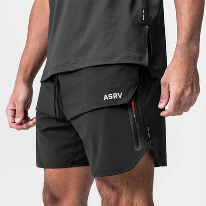 Men's Quick-Dry Gym Shorts Breathable Summer Training Running Basketball Fitness Jogging Loose Fit Streetwear Casual Sportswear