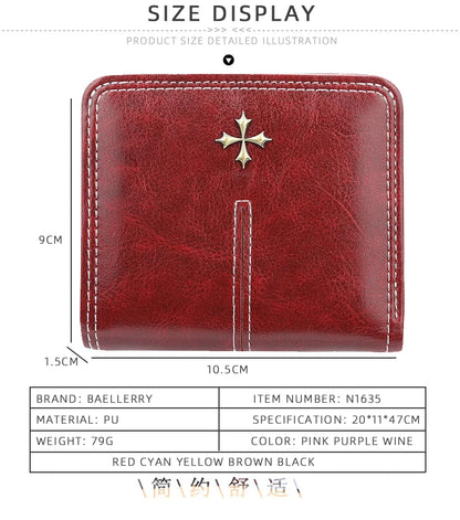 Nouveau Mini Portefeuille Femme Mince Mode Féminine Petits Portefeuilles Fermeture Éclair Cuir PU Qualité Porte-Monnaie Femme Porte-Cartes