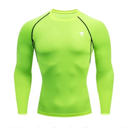 Men and women quick drying sportswear T-shirts long sleeved tight fitting clothes comfortable and breathable running clothes