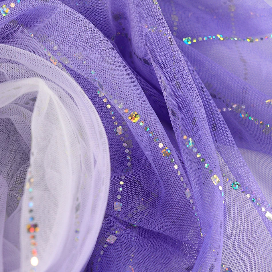Elsa Girl Dresses Princess Costume Children's Sequin Fantasy Children's Cosplay Queen Clothes Halloween Carnival Party Dresses