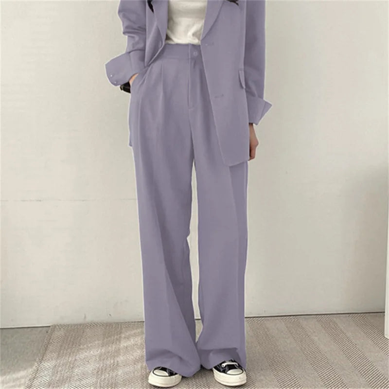 Ladies' Lazy Style Hot Sale Of The Season Early Autumn Korean Version Design Large Slit Small Size Suit Jacket Casual Elegant...