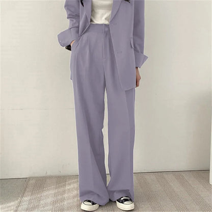 Ladies' Lazy Style Hot Sale Of The Season Early Autumn Korean Version Design Large Slit Small Size Suit Jacket Casual Elegant...