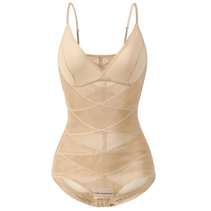 Women Butt Lifter Mesh Bodysuit Shapewear Waist Trainer Body Shaper Belly Slimming Sheath Push Up Underwear Reduce Abdomen