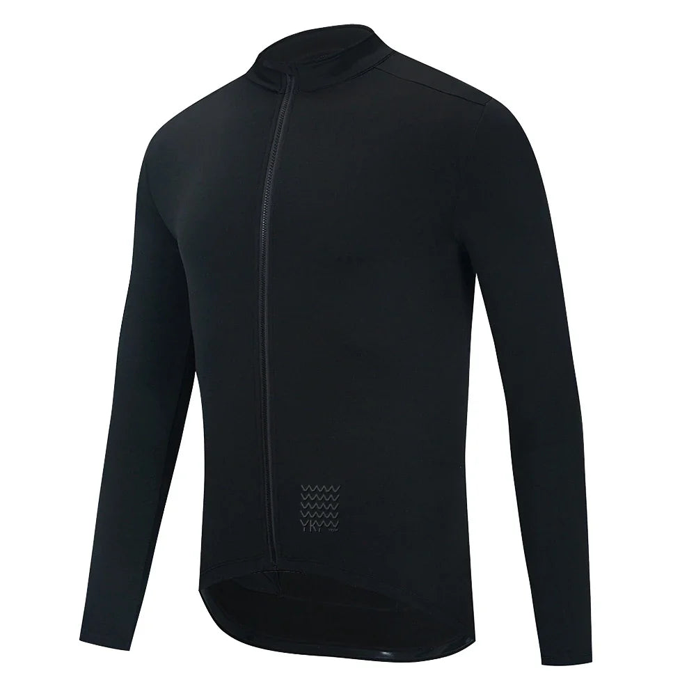 WINTER JACKET Thermal Fleece Men Cycling jacket Long Sleeve Cycling Bike Clothing  black 사이클링 겨울 재킷