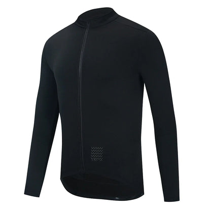WINTER JACKET Thermal Fleece Men Cycling jacket Long Sleeve Cycling Bike Clothing  black 사이클링 겨울 재킷