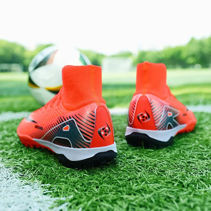 New Men Women Professional Football Boots Training Cleats Sport Sneakers Trainer Lightweight Grass Non-slip Match Soccer Shoes