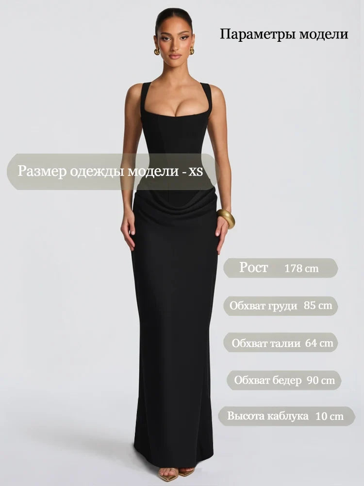 White Women's Maxi Dress Elegat Lace Up Dress Slim Formal Wedding Guest Party Dress