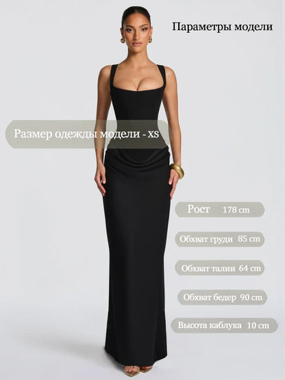 White Women's Maxi Dress Elegat Lace Up Dress Slim Formal Wedding Guest Party Dress