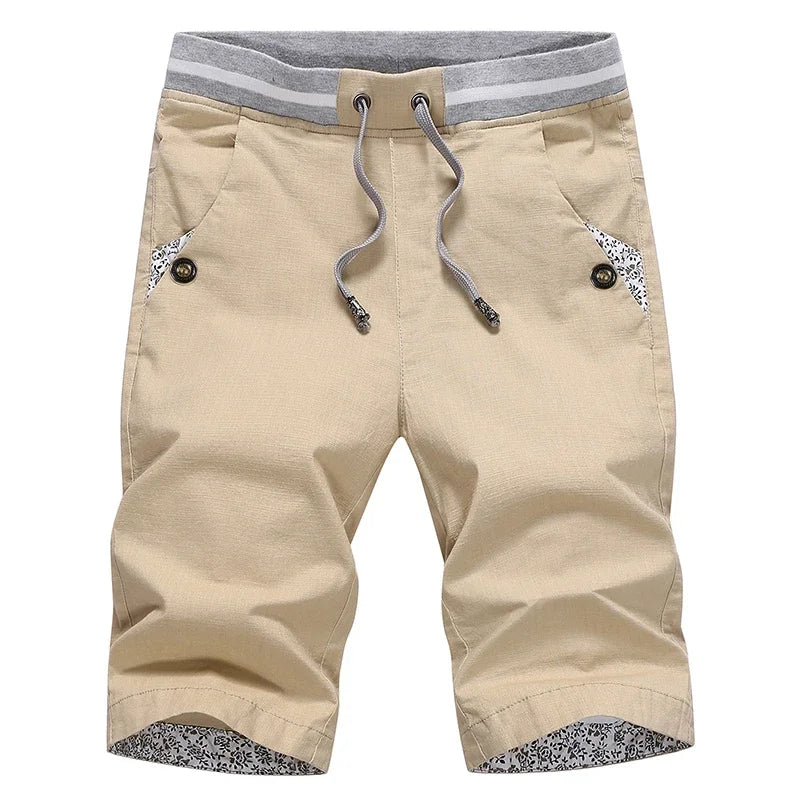 Newest Men Cotton Fashion Men Short Summer Casual Shorts Linen Mens Shorts Bermuda Beach Short Plus Size 4XL Joggers Male Hot